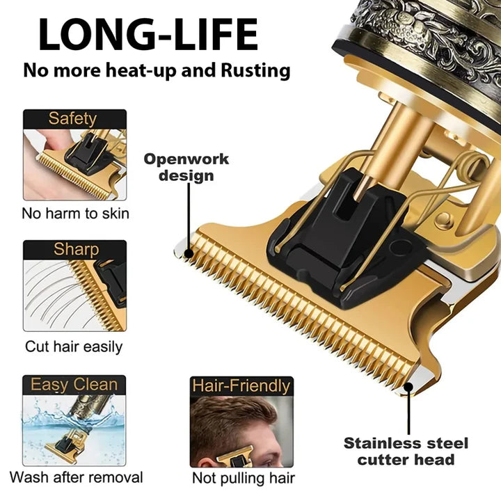 Vintage T9 Professional Trimmer (Gold)