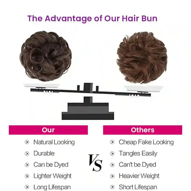PREMIUM QUALITY MESSY HAIR BUN